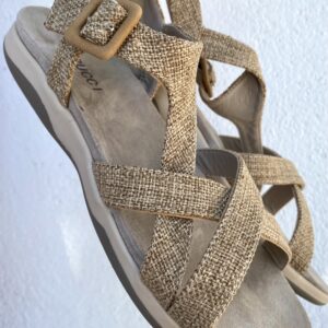 Sandalia Tiras Taupe